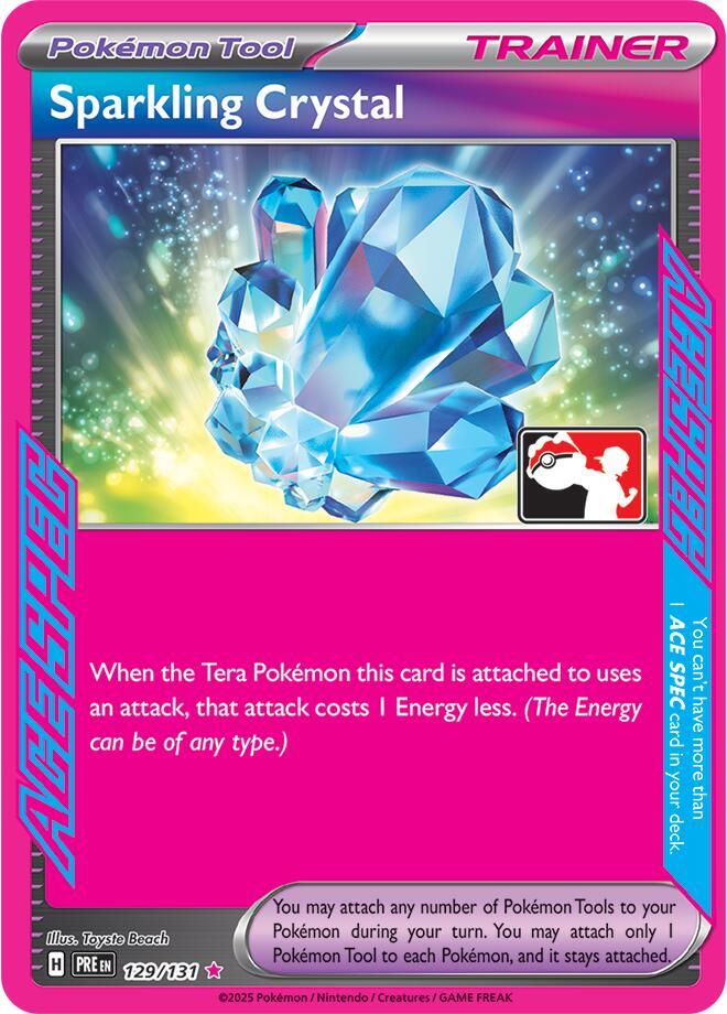 Sparkling Crystal - 129/131 [Prize Pack Series Cards]