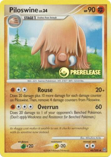 Piloswine - 46/100 (Prerelease) [Nintendo Promos]