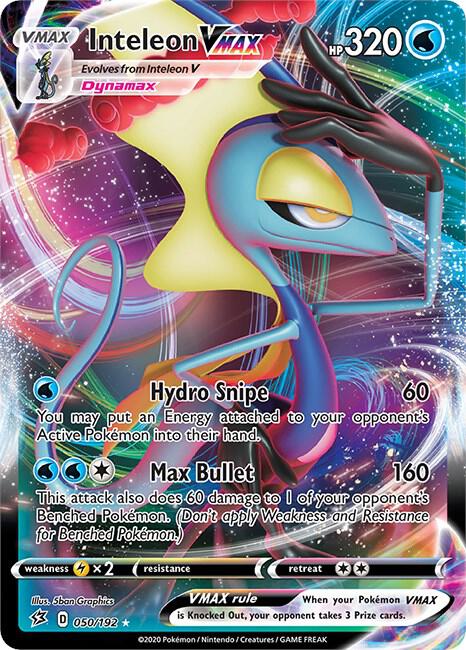 Inteleon VMAX (050/192) [SWSH02 Rebel Clash]