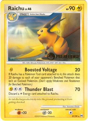 Raichu - 27/99 (Prerelease) [Nintendo Promos]