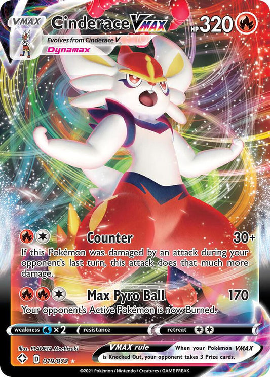 Cinderace VMAX (019/072) [Shining Fates]