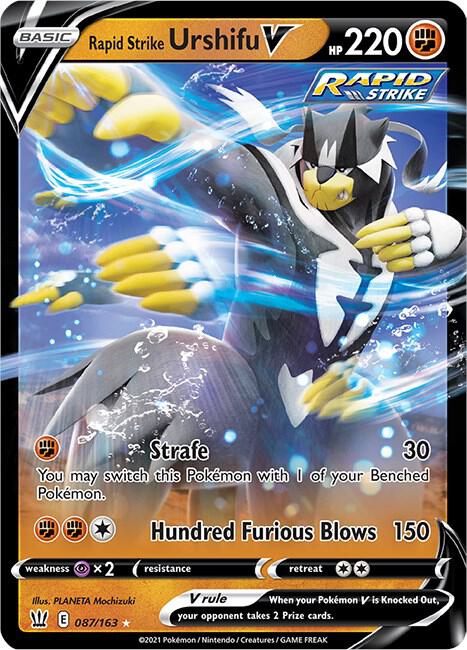 Rapid Strike Urshifu V (087/163) [SWSH05 Battle Styles]