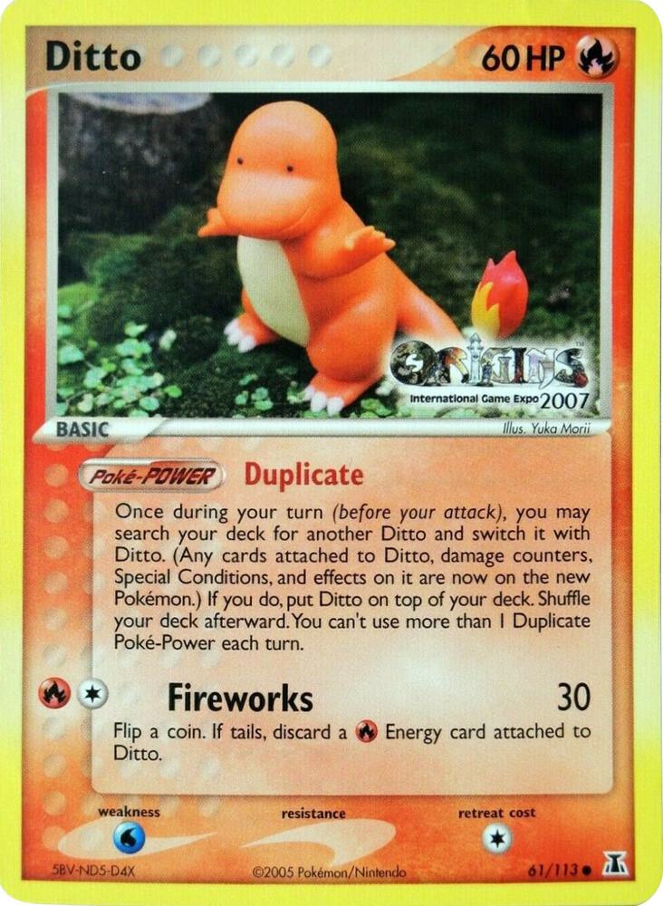 Ditto - 61/113 (Origins International Game Expo 2007) [Nintendo Promos]