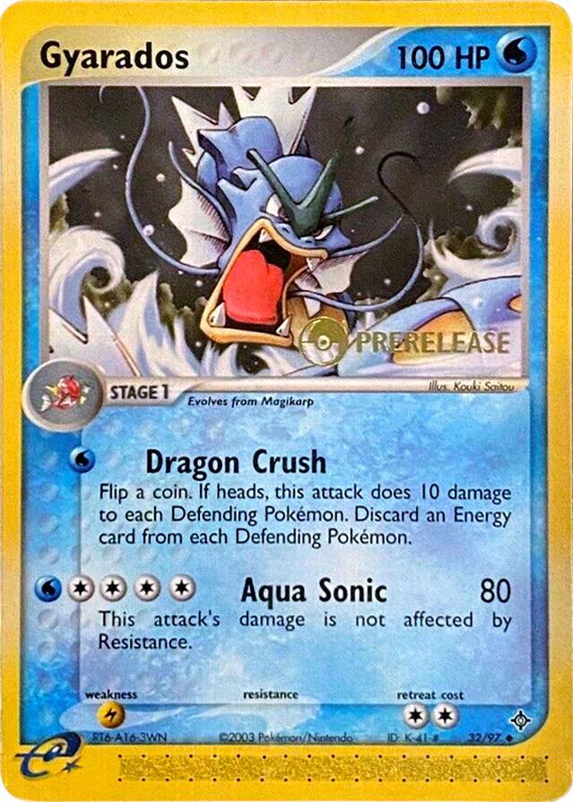 Gyarados - 32/97 (Prerelease) [Nintendo Promos]