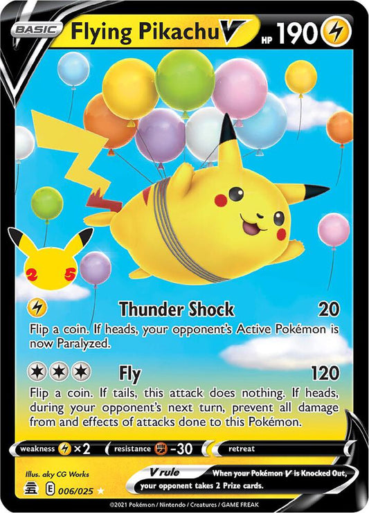 Flying Pikachu V (006/025) [Celebrations]