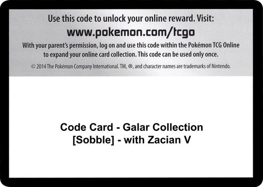 Code Card - Galar Collection [Sobble] - with Zacian V [Miscellaneous Cards and Products]