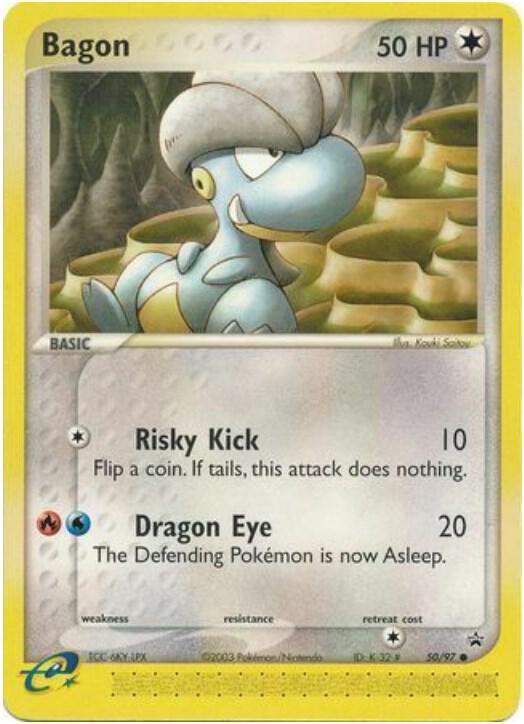 Bagon - 50/97 (Black Star) [Nintendo Promos]