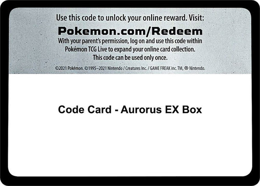 Code Card - Aurorus EX Box [Miscellaneous Cards and Products]