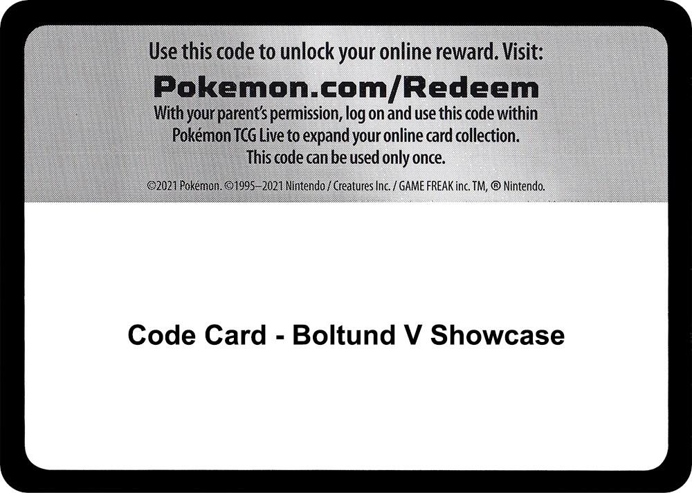 Code Card - Boltund V Showcase [Miscellaneous Cards and Products]