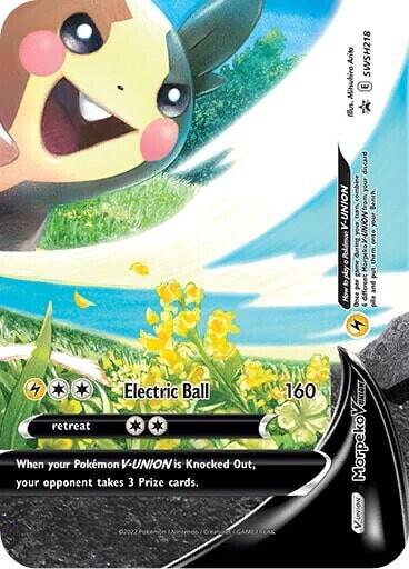 Morpeko V-Union - SWSH218 [SWSH Sword and Shield Promo Cards]