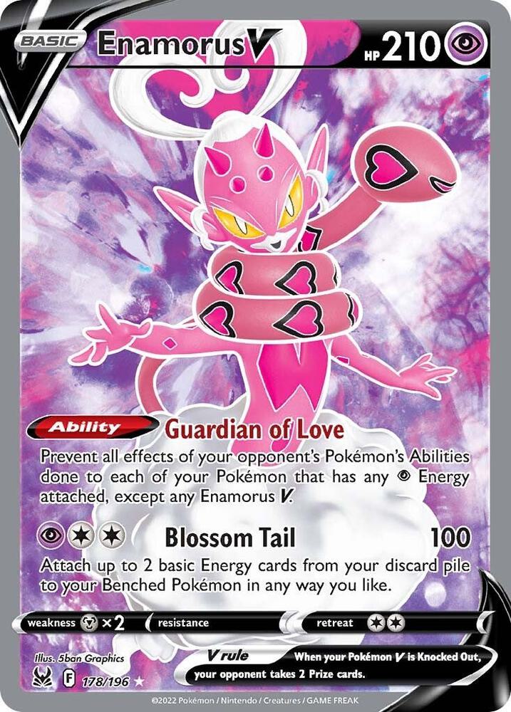 Enamorus V (Full Art) (178/196) [SWSH11 Lost Origin]