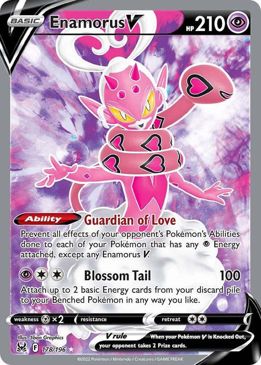 Enamorus V (Full Art) (178/196) [SWSH11 Lost Origin]