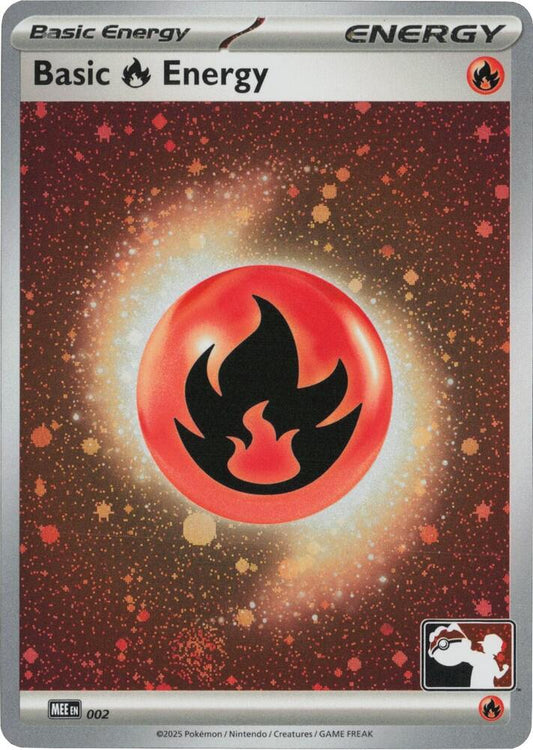 Basic Fire Energy - MEE 002 (Cosmos Holo) [Prize Pack Series Cards]