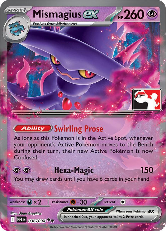 Mismagius ex - 036/094 [Prize Pack Series Cards]