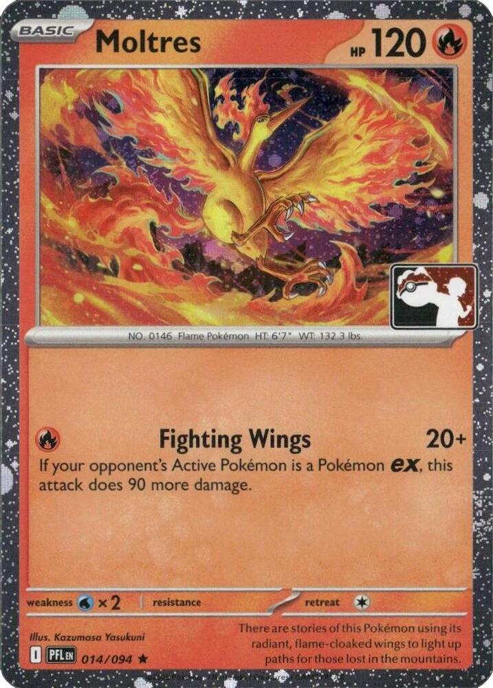 Moltres - 014/094 (Cosmos Holo) [Prize Pack Series Cards]