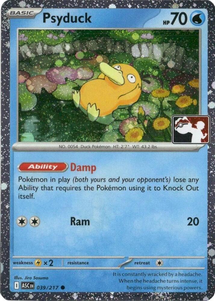 Psyduck - 039/217 (Cosmos Holo) [Prize Pack Series Cards]