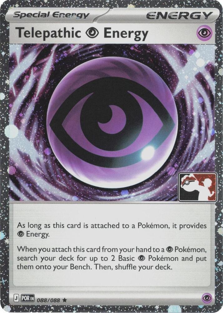 Telepathic Psychic Energy - 088/088 (Cosmos Holo) [Prize Pack Series Cards]