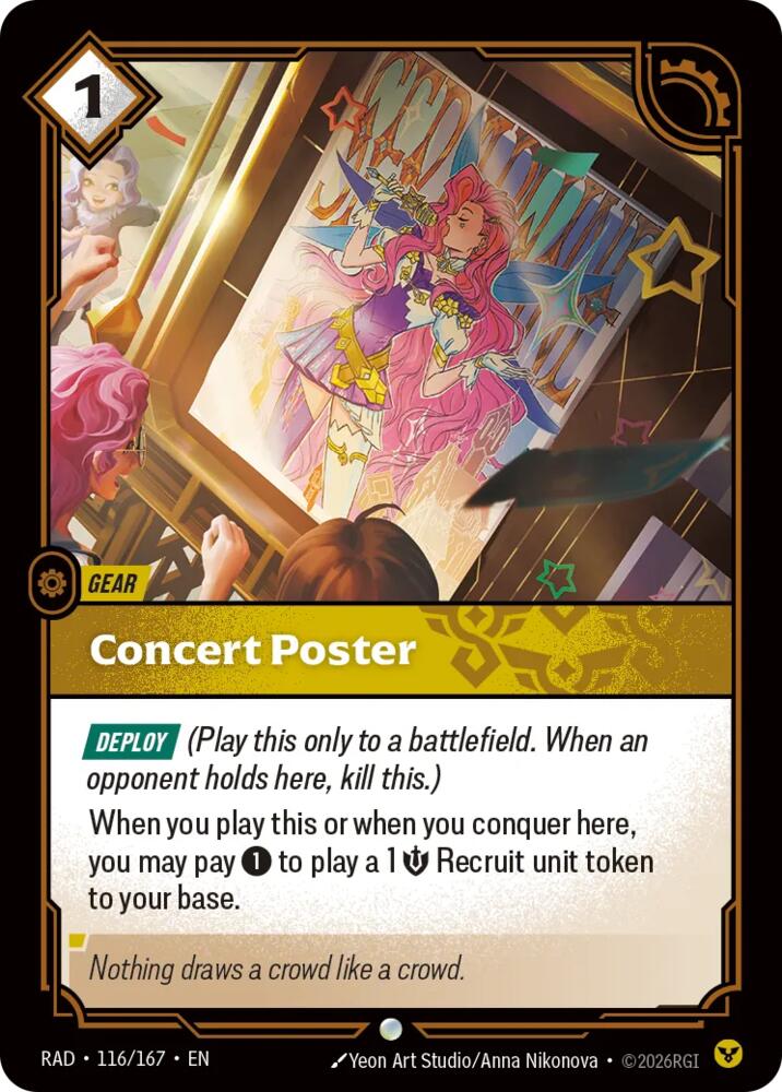 Concert Poster (116/167) [Radiance]