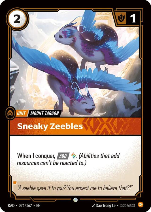 Sneaky Zeebles (076/167) [Radiance]