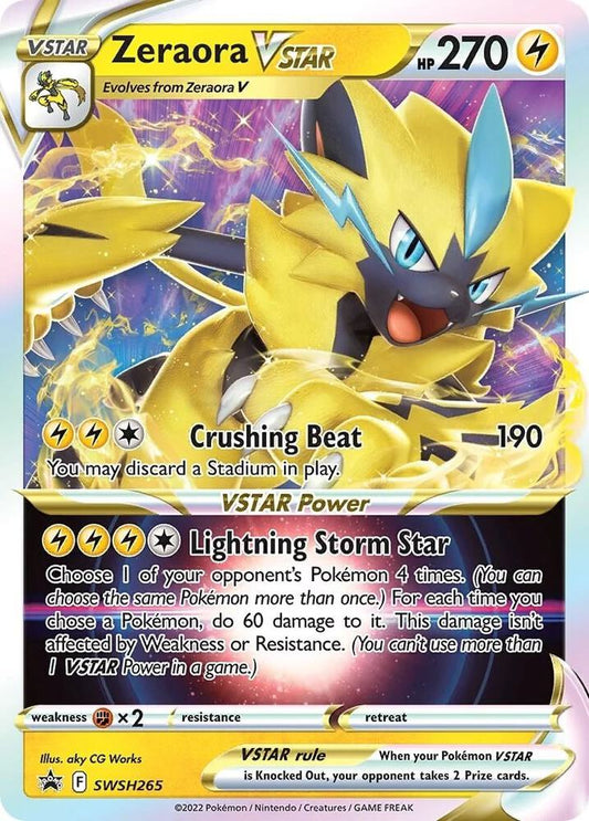 Zeraora VSTAR - SWSH265 [SWSH Sword and Shield Promo Cards]