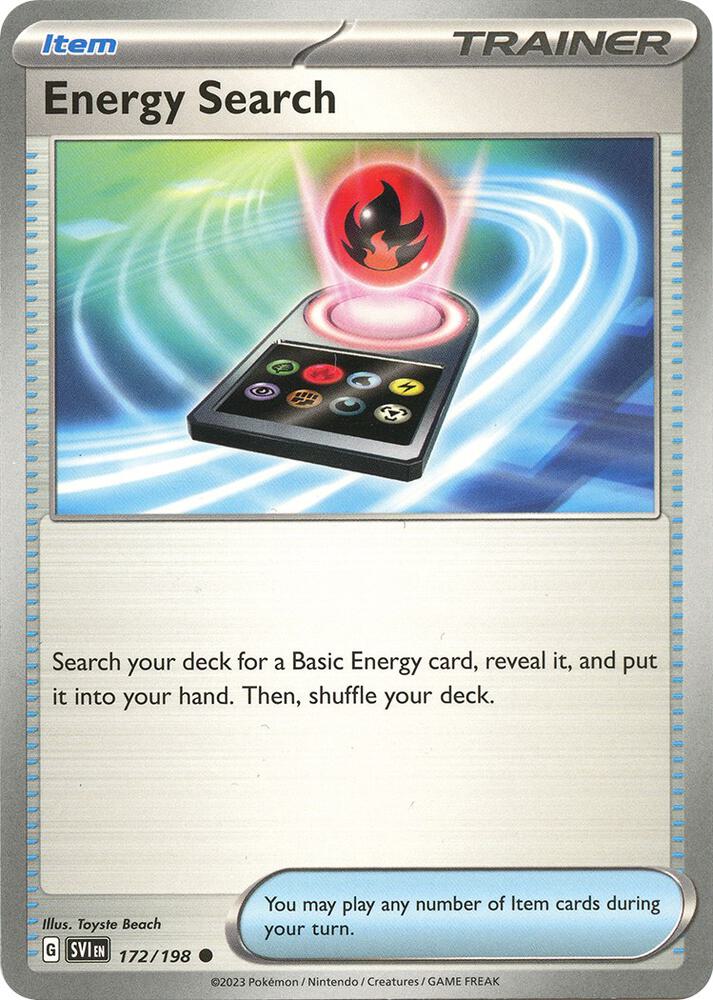Energy Search (172/198) [SV01 Scarlet and Violet Base Set]