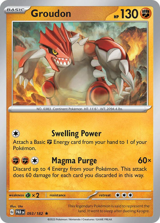 Groudon - 093/182 [SV04 Paradox Rift]