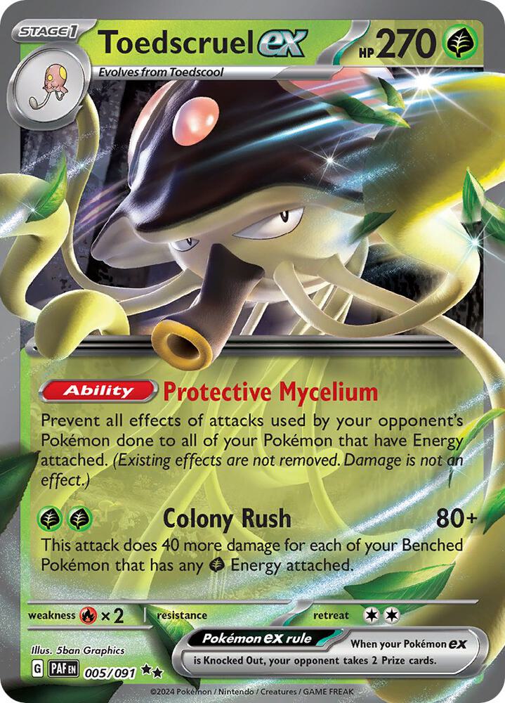 Toedscruel ex - 005/091 [SV Paldean Fates]