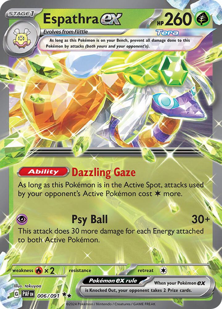 Espathra ex - 006/091 [SV Paldean Fates]