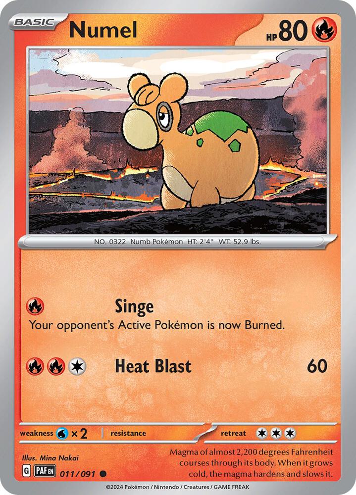 Numel (011/091) [SV Paldean Fates]