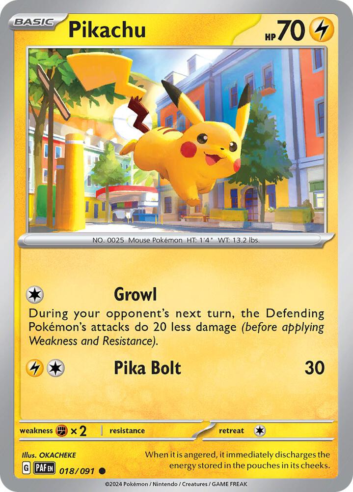 Pikachu - 018/091 [SV Paldean Fates]