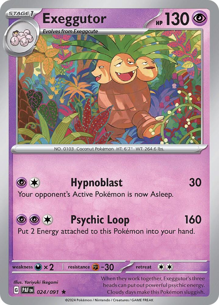 Exeggutor (024/091) [SV Paldean Fates]