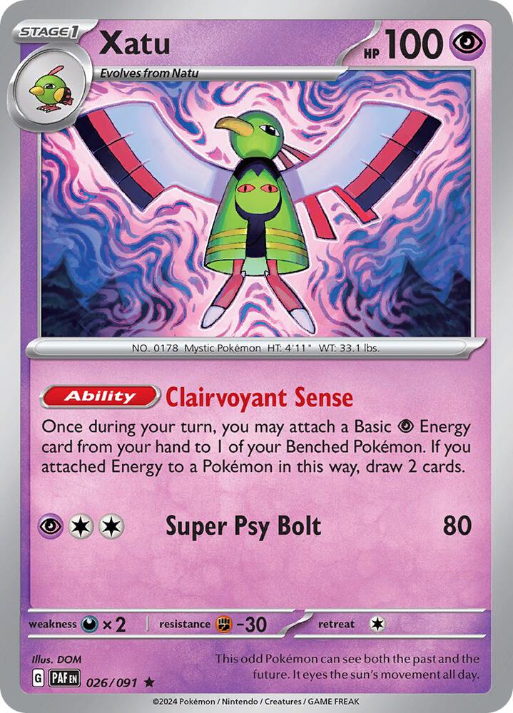 Xatu - 026/091 [SV Paldean Fates]