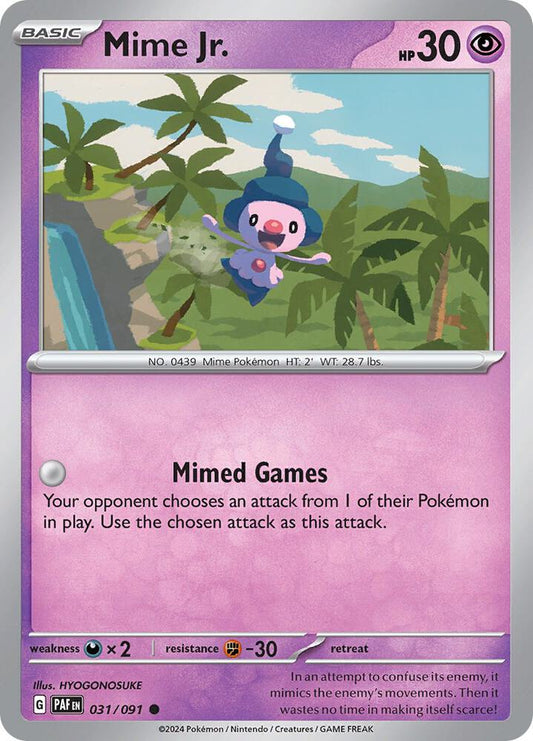 Mime Jr. - 031/091 [SV Paldean Fates]