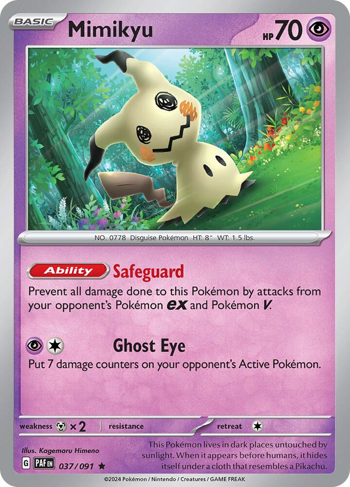 Mimikyu - 037/091 [SV Paldean Fates]