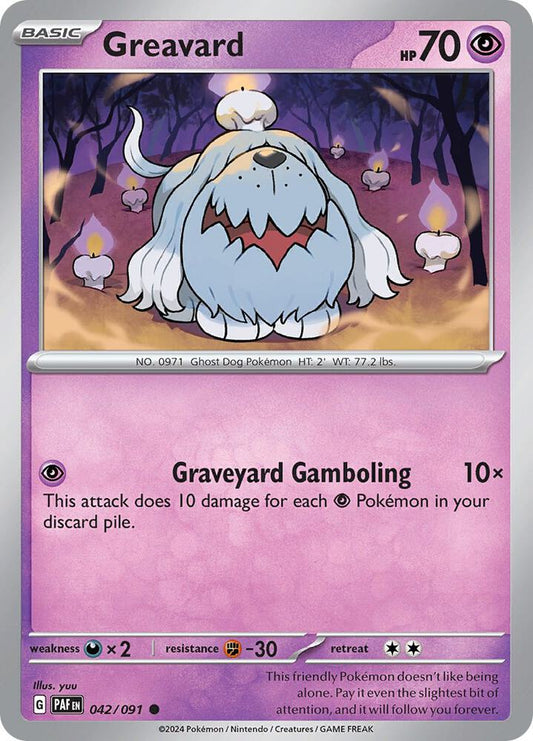 Greavard (042/091) [SV Paldean Fates]