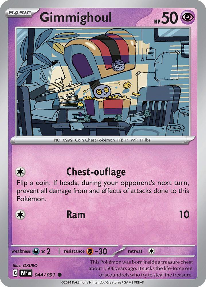 Gimmighoul (044/091) [SV Paldean Fates]
