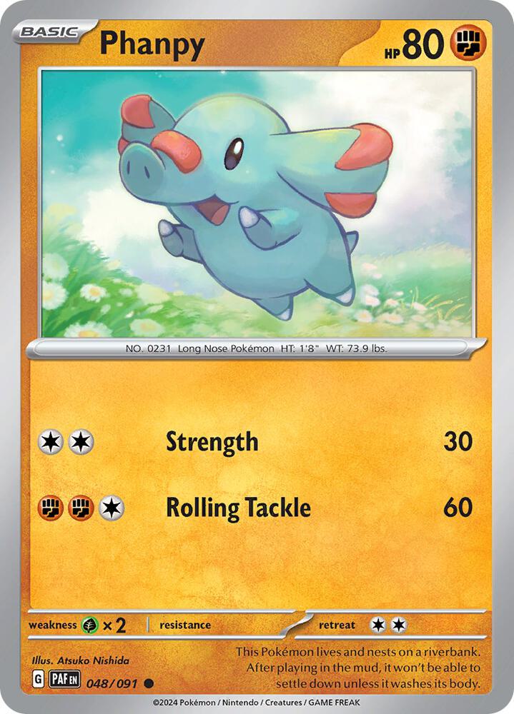 Phanpy (048/091) [SV Paldean Fates]