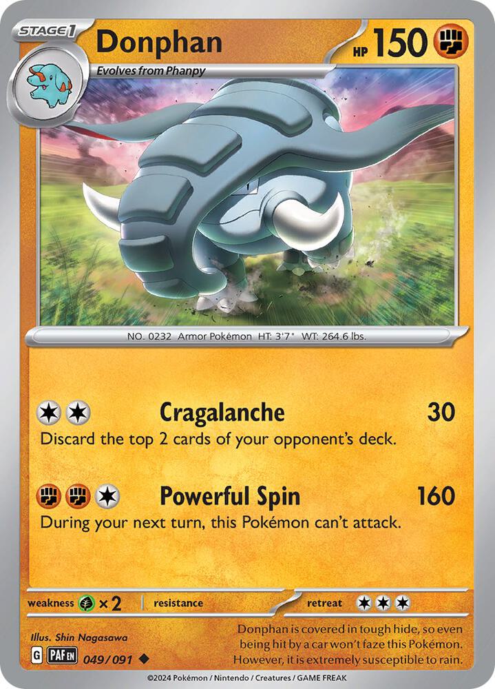 Donphan (049/091) [SV Paldean Fates]