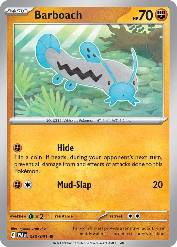 Barboach (050/091) [SV Paldean Fates]