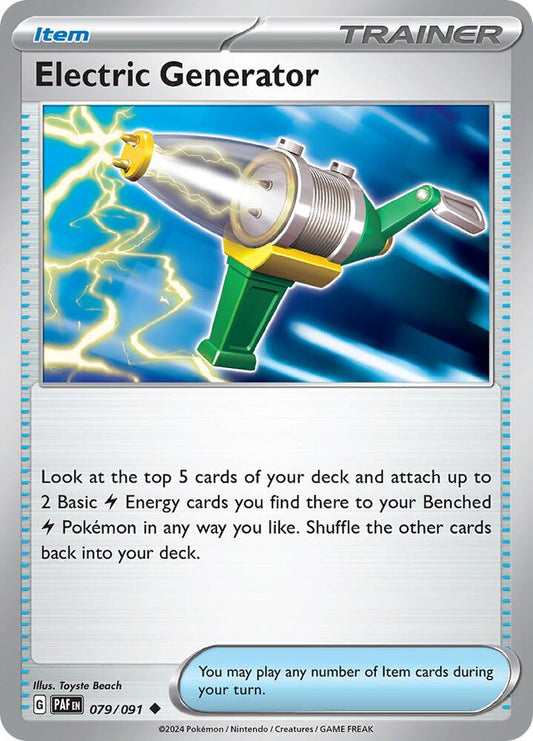 Electric Generator (079/091) [SV Paldean Fates]