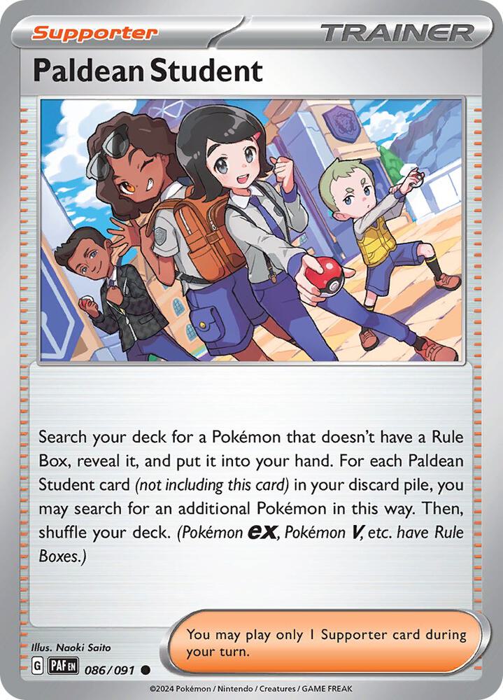 Paldean Student - 086/091 [SV Paldean Fates]