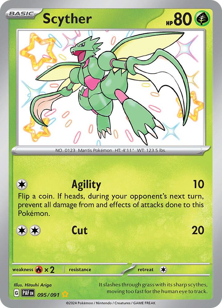 Scyther (095/091) [SV Paldean Fates]