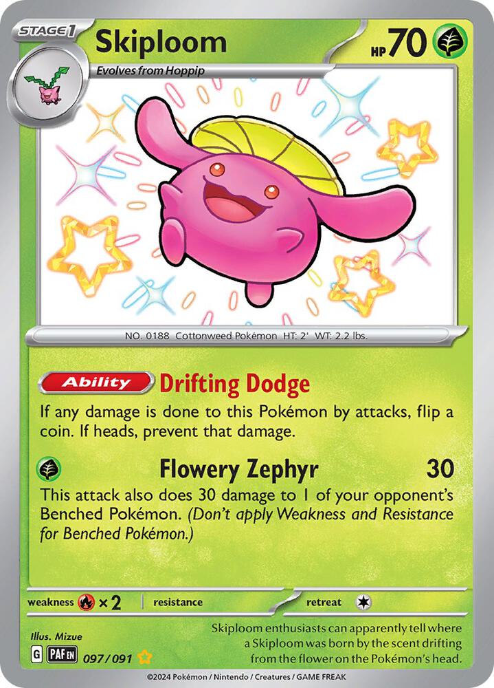 Skiploom (097/091) [SV Paldean Fates]