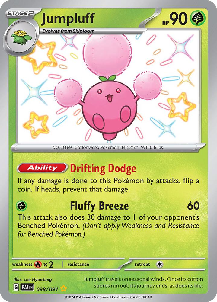 Jumpluff (098/091) [SV Paldean Fates]