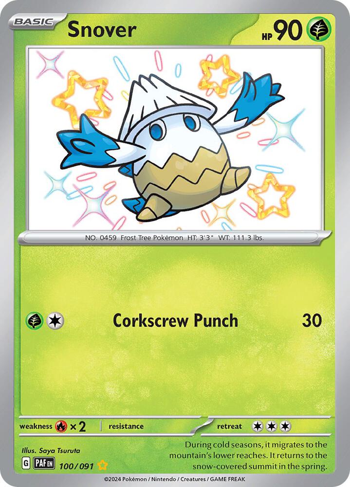Snover (100/091) [SV Paldean Fates]