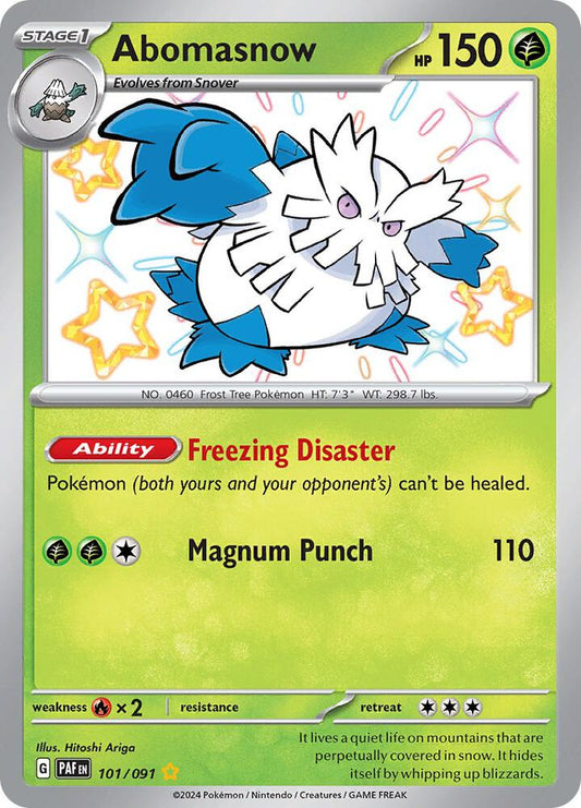 Abomasnow (101/091) [SV Paldean Fates]