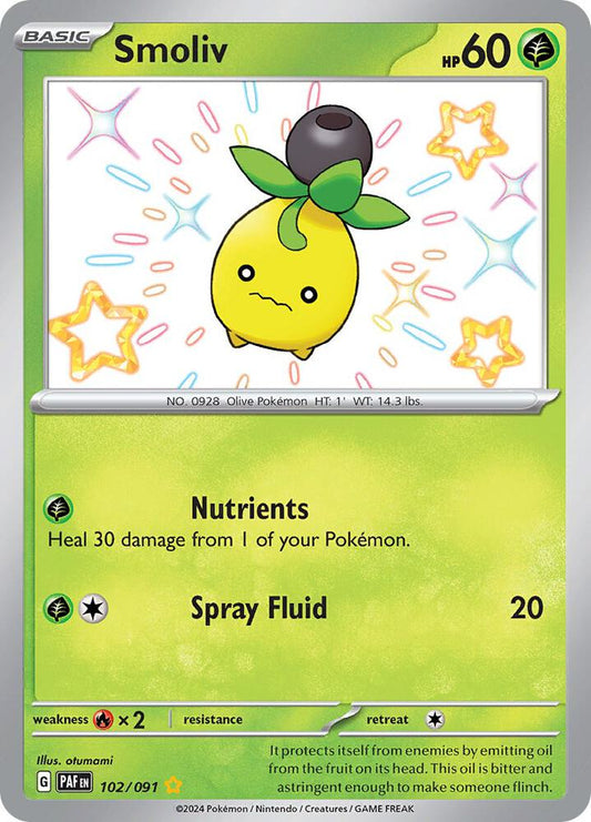 Smoliv (102/091) [SV Paldean Fates]