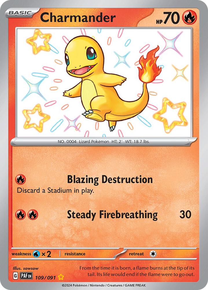 Charmander - 109/091 [SV Paldean Fates]