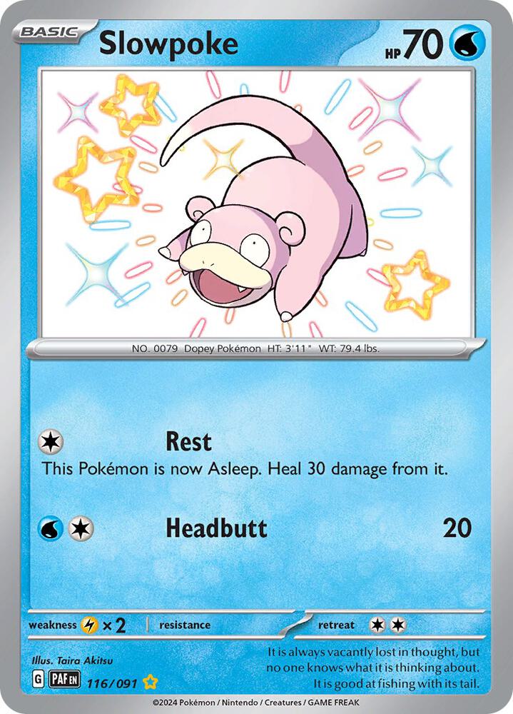 Slowpoke (116/091) [SV Paldean Fates]