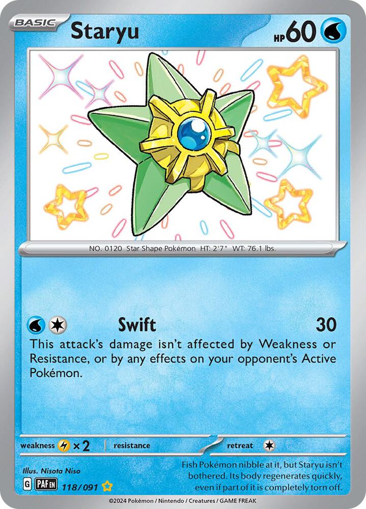 Staryu (118/091) [SV Paldean Fates]